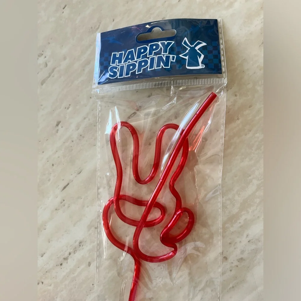 Dutch Bros Happy Sippin’ Crazy Straw New
